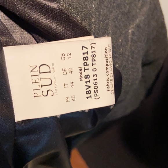 Plein Sud Par Faycal Armor Blazer - Picture 8 of 12